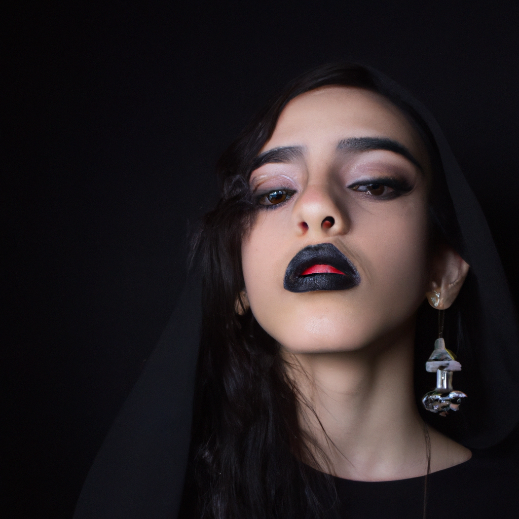 Retratos de estudio con fondo negro y luz suave en Bogotá